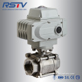 3PC Screwed Floating 1000WOG Electric Actuated Ball Valve